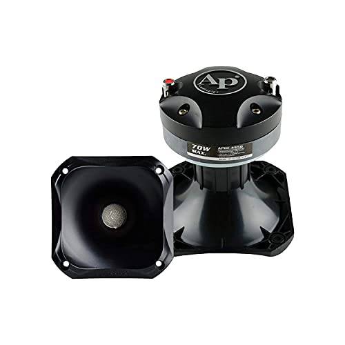 AudioPipe APHC-4550 자동차 오디오 압축,압박 드라이버 ABS 혼 콤보 하이 프리퀀시 차량 스테레오 or 라디오 청취, 3.5 인치, 세트 of 2