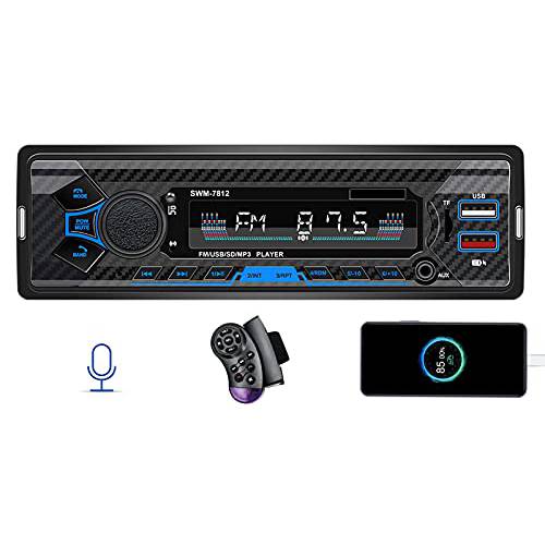 싱글 Din 자동차 스테레오 음성 컨트롤, 7 인치 FM 라디오 시스템, Mp3 플레이어, 블루투스 핸즈프리 Caling, Daul USB 고속충전
