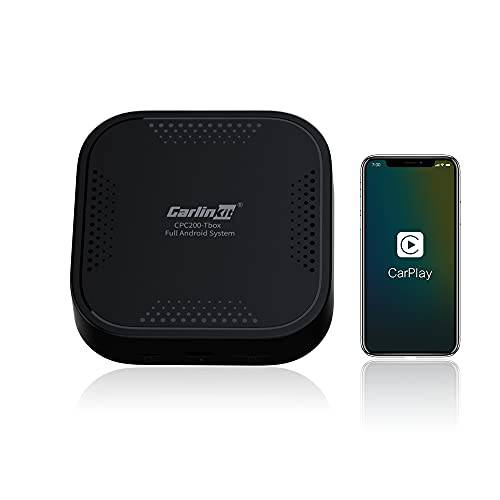 2021 Carlinkit AI 박스 4G-LTE 셀룰러, 지원 무선 CarPlay and 무선 안드로이드 Auto，Due to The 퀄컴 칩 (8 코어)/ 라지 메모리 4GB+ 64GB/ Built-in GPS, Only 지원 터치 스크린