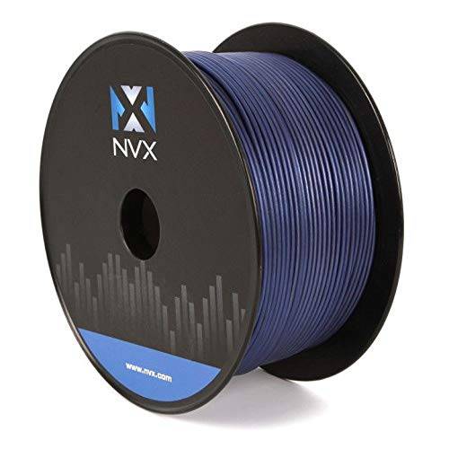NVX XW18500BL 500 ft of 18 게이지 블루 리모컨 와이어/ 케이블