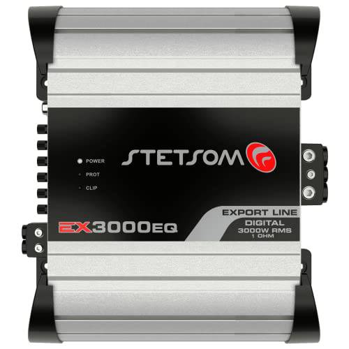 Stetsom EX 3000 EQ 모노 1 옴 디지털 앰프 풀 레인지 Class D 3k RMS EX3000EQ