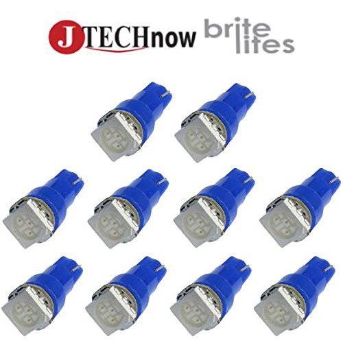Jtech 10x T5 5050 SMD LED 블루 악기 패널 대시보드 라이트 전구 74 17 18 37 70 2721