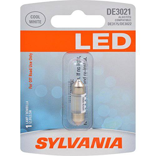 SYLVANIA DE3021 31mm 페스툰 화이트 LED 전구, (포함 1 전구)