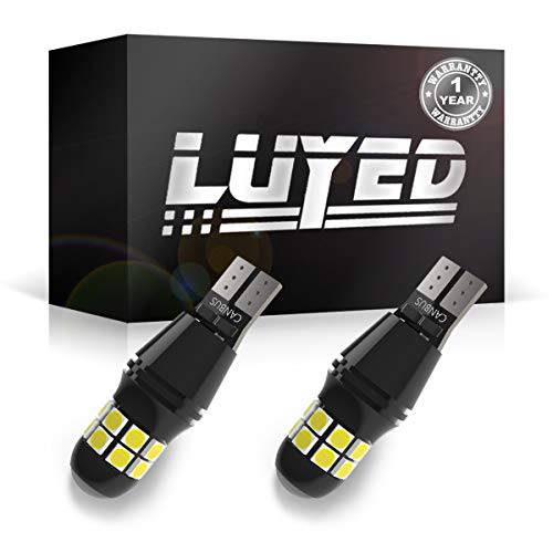 LUYED 익스트림 브라이트 2200 루멘 백업 리버스 라이트 921 912 W16W 3030 20-EX 칩셋 with 렌즈 제논 화이트