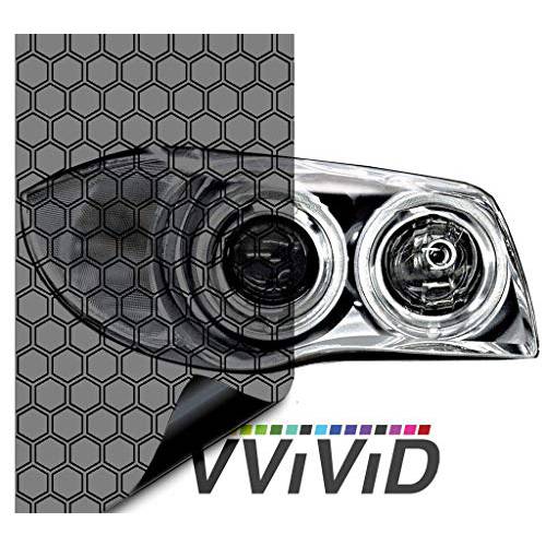VViViD 육각 Air-Tint 라이트 헤드라이트,전조등 비닐 17.9 X 60