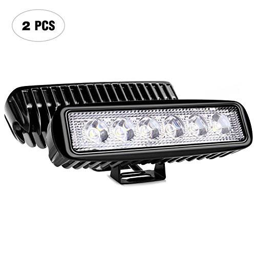 Nilight LED 라이트 바 4PCS 18w 스팟 운전 포그라이트 오프로드 라이트 보트 라이트 운전 라이트 LED Work 라이트 SUV 지프 램프 2 Years 워런티