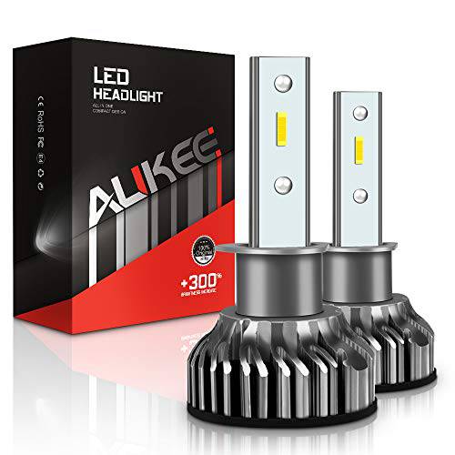 Aukee H4 LED 헤드라이트전구, 전조등 50W 6000K 10000 루멘 익스트림 브라이트 9003 HI Lo CSP 칩 변환 키트