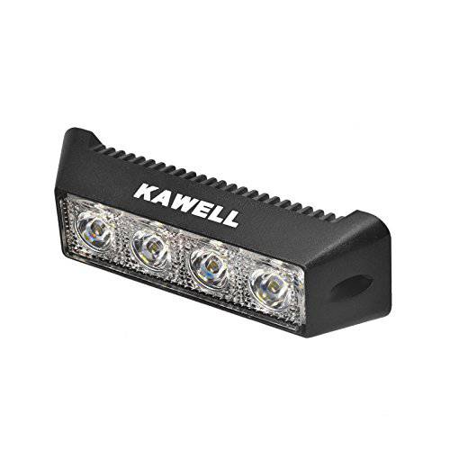Kawell LED 라이트 바 12W 4.2 Inches 플러드 LED 오프로드 라이트 슈퍼 브라이트 운전 포그라이트, 안개등 보트 라이트 LED 운전 워크라이트 SUV 램프