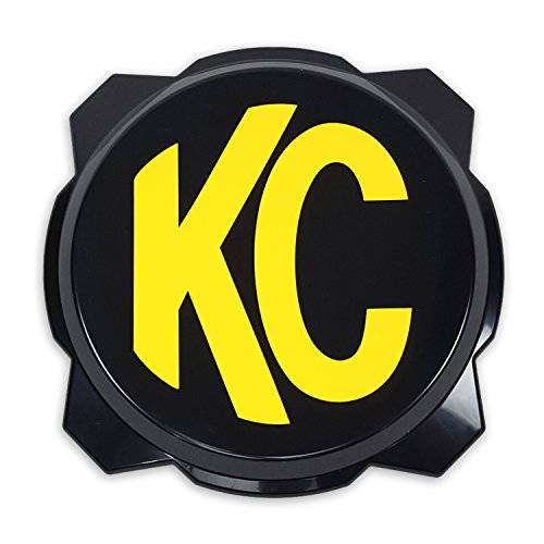 KC HiLiTES 5111 블랙 하드 커버 Yellow KC 로고 PRO6 라이트 (EA)