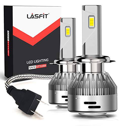 LASFIT H7 LED 헤드라이트전구, 전조등 60W 6000LM 6000K LED 변환 키트, 플러그& 플레이