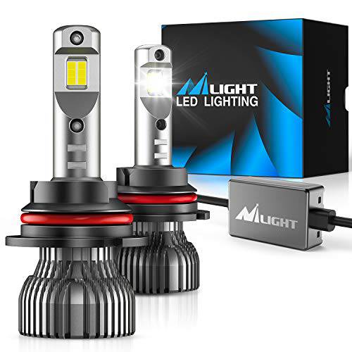 Nilight 9004/ HB1 LED 헤드라이트전구, 전조등, 70w 14000lm 9004 하이/ 로우 빔 LED 헤드라이트전구 6500k 9004 LED 전구 쿨 화이트 IP67