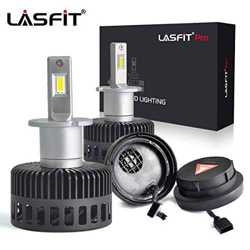 LASFIT D5S LED 쉐보레 실버라도 1500-2016 2017 2018, 브라이트 LED 전구 6000K 화이트, Plug-n 플레이 2-yr 워런티 (2pack)