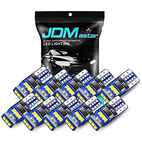 JDM ASTAR 3S9 익스트림 브라이트 360-Degree 광택 194 168 175 2825 T10 6000K 화이트 LED 전구 (팩 of 10)
