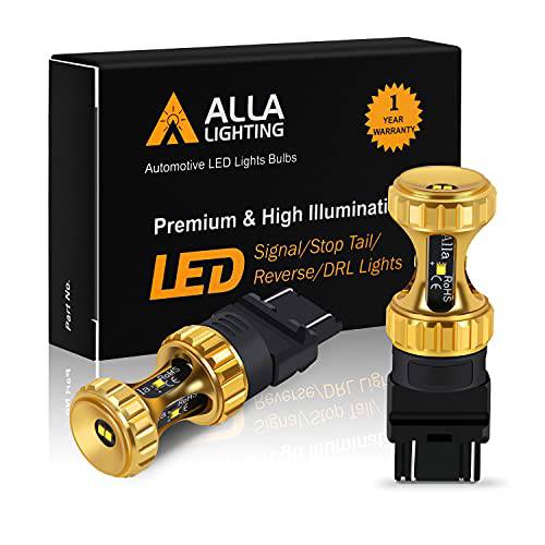 Alla 라이트닝 4257 4257NA LED 방향지시등 교체용 전구 슈퍼 브라이트 12V 깜박이 램프 업그레이드 (6000K 제논 화이트)