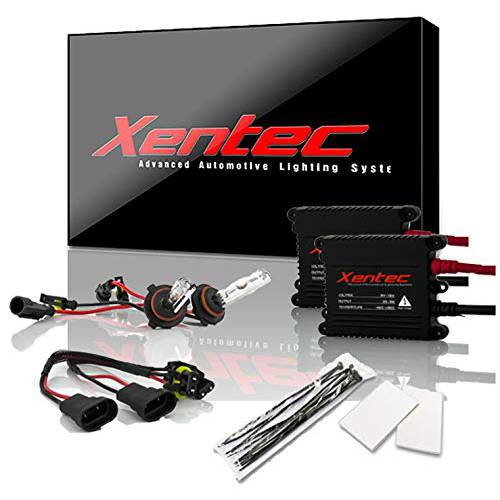 Xentec 9006 (HB4) 10000K HID 제논 전구 x 1 쌍, 세트 번들,묶음 2 x 35W 디지털 슬림 안정기 (오션 블루)