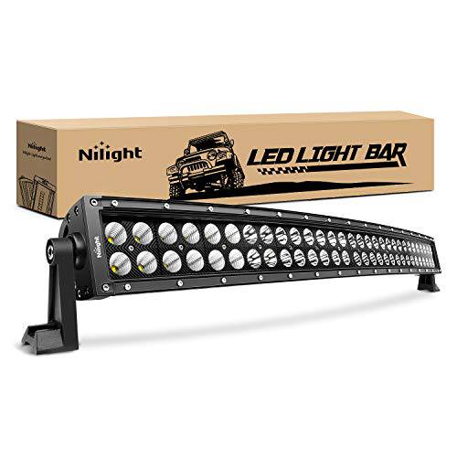 Nilight - 71013C-A 32 180W 스팟플러드 콤보 하이 파워 LED 드라이빙램프 LED 라이트 바 오프로드 Fog 운전 워크라이트 SUV 보트 지프 램프, 2 Years 워런티