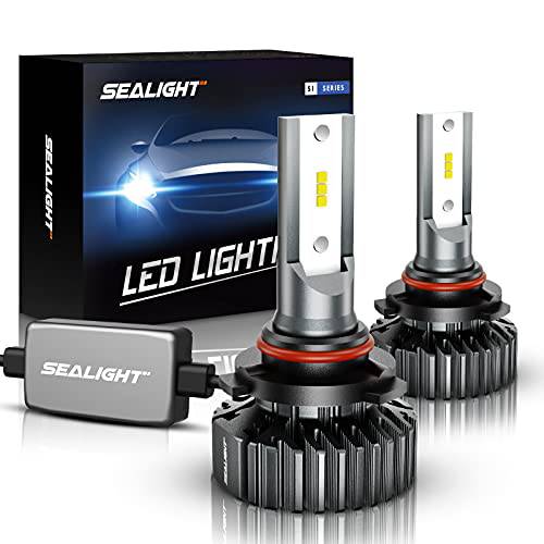 SEALIGHT Scoparc S1 9006/ HB4 LED 전구, 12xCSP 칩 LED 전구 변환 키트 안개등 6000K 화이트, 팩 of 2