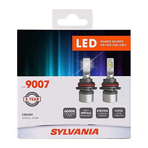 Sylvania 9005 LED 파워스포츠 헤드라이트전구, 전조등 Off-Road 사용 or 포그라이트, 안개등 - 2 팩