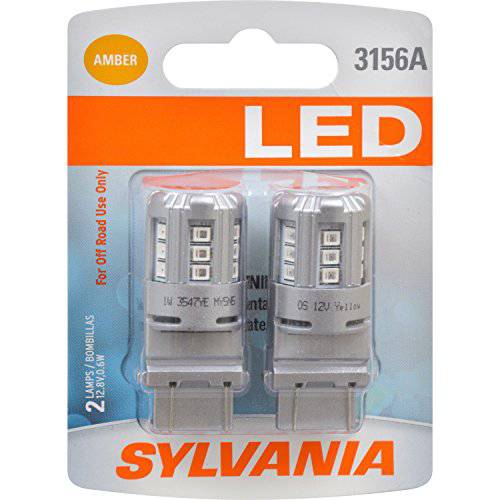 SYLVANIA - 3156 LED 노란색 미니 전구 - 브라이트 LED 전구, Ideal 공원 and 회전 라이트 (포함 2 전구S)