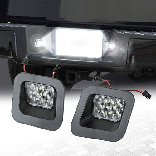 SKUNTUGUANG 2pcs LED 자동차 리어,후방 특허 플레이트 라이트 램프 호환가능한 2003-2018 닷지 램 1500 2500 3500 픽업 Truck(Plug&  플레이)