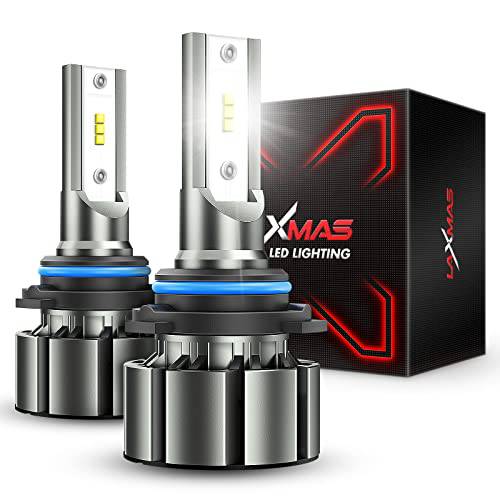 Laxmas 9006/ HB4 LED Headbulbs 전구, 500% Brighter 14000LM 6500K 화이트 LED Heabulbs 변환 키트, 할로겐 교체용, 팩 of 2