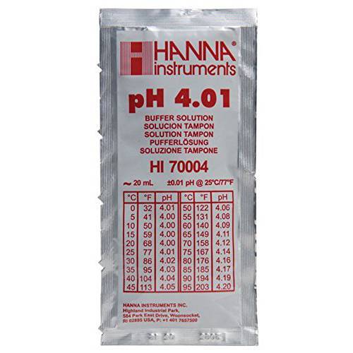 Hanna 4.01 pH 눈금측정 20 ml Packet