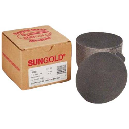 Sungold Abrasives 020174 5-Inch 400 그릿 PSA 원형사포 실리콘 카바이드 천 Stone, 글래스 and 마블,대리석무늬, 50 팩