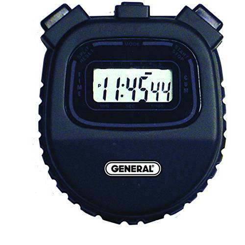 General Tools SW100A Multi-Function 블랙 스톱워치, 1-Line
