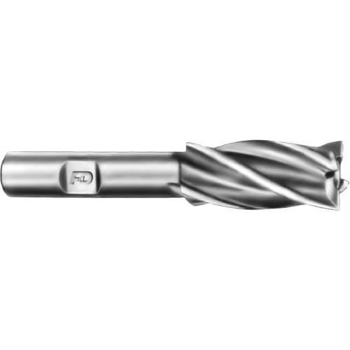 F&D Tool Company 18122-F335 다양한 플루트 End 밀,분쇄기, 싱글 End,  고속 스틸, 7/ 8 밀,분쇄기 직경, 1/ 2 생크 직경, 1.875 플루트 Length, 3.875 전체 Length, 4 넘버 of 플루트