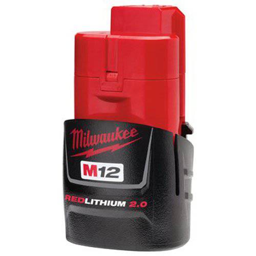 밀워키 48-11-2420 M12 레드리튬 2.0 컴팩트 배터리 팩 1-Pack