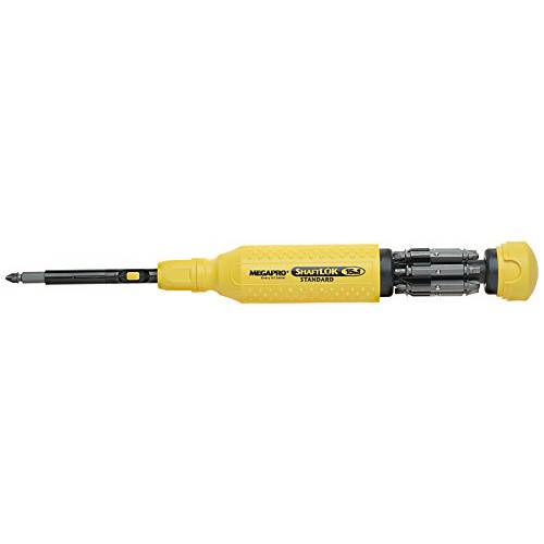 MegaPro 151SL44 15-In-1 ShaftLok 드라이버 in Yellow