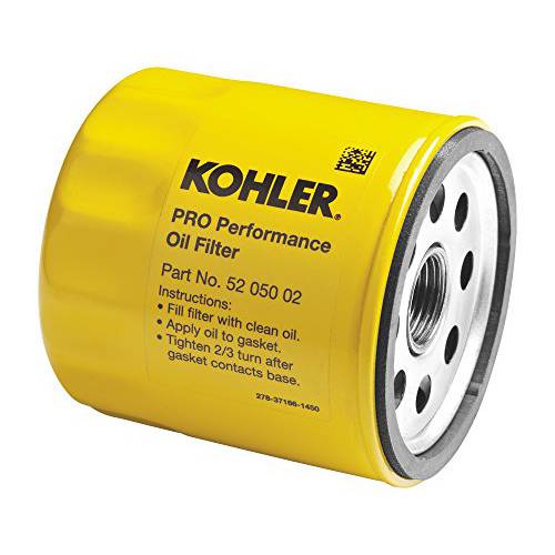 Kohler 52 050 02-S 엔진 오일 필터 엑스트라 용량 for CH11 - CH15 CV11 - CV22 M18 - M20 MV16 - MV20 and K582