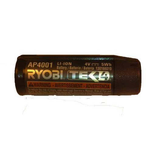 Ryobi TEK4 AP4001 교체용 4V Lithium-Ion 1.3 ah 배터리 130166010