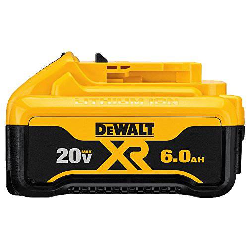 DEWALT 20V 맥스 배터리, 프리미엄 6.0Ah (DCB206)