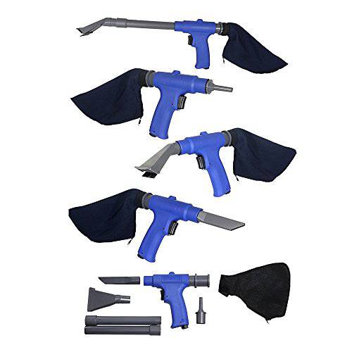 Le Lematec 에어 진공 Blowgun 키트, 포함 6 Specialty 부착물, 클리닝 and 작업장 사용 AS119