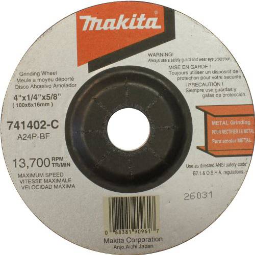 Makita 741402-C-25 4-Inch 그라인딩 휠, 25-Pack