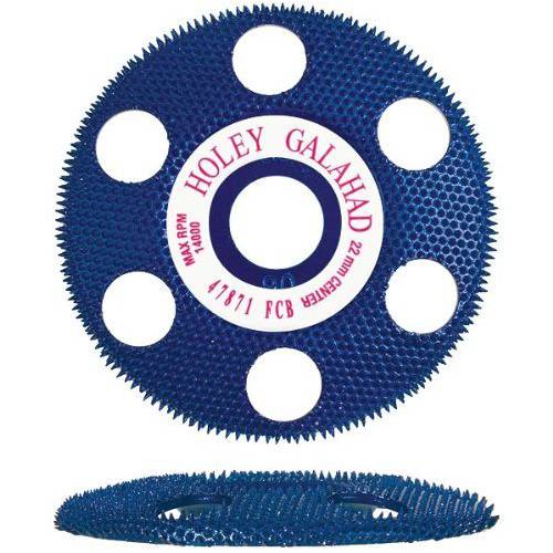 킹 Arthur’s 툴 Original, 오리지날, 오리지날&  특허받은 플랫 Course 블루 Holey Galahad 텅스텐 카바이드 디스크 - Fits most 목공 앵글 그라인더 - 47874 FEP…