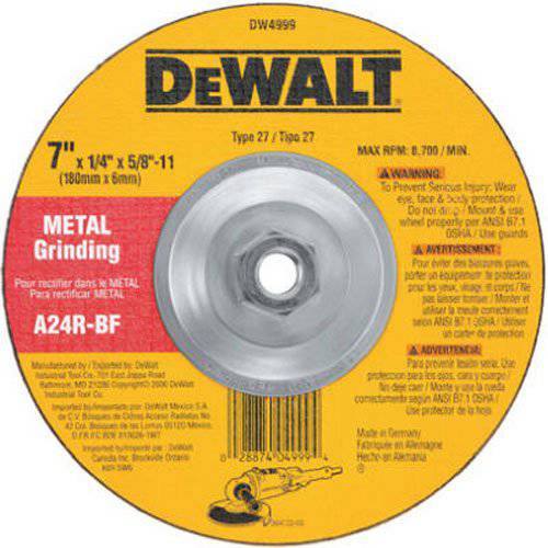 DEWALT  그라인딩 휠 메탈, 7-Inch (DW4999)