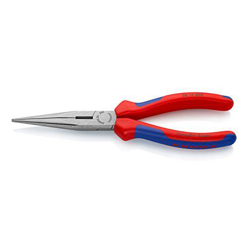KNIPEX Tools - 롱노즈 펜치 with 커터 Multi-Component 2612200 Multi-Colour 8 인치