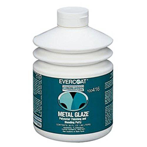 Fibreglass Evercoat 416 메탈 Glaze 폴리에스터 피니싱 and 블렌딩 퍼티 - 30 oz. 펌프