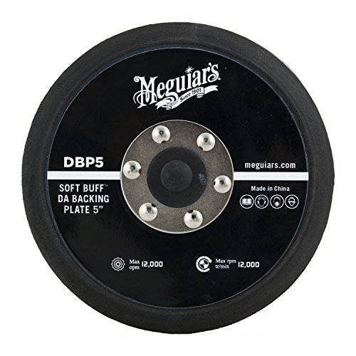 Meguiar’s 5 소프트 Buff DA 백킹 플레이트  사용 MT300 듀얼 액션 속도조절가능 폴리셔  DBP5