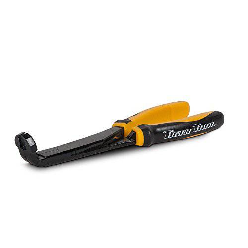 75° U-Joint 스냅 링&  플라스틱 푸시 핀 플라이어 - Tiger Tool 70301