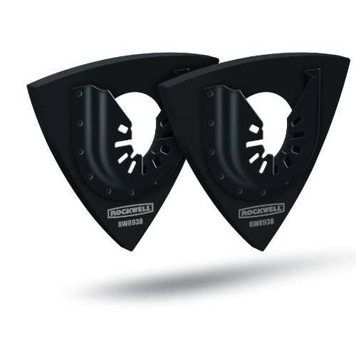 Rockwell RW8938 Sonicrafter 진동 다용도도구 Perforated 샌딩 패드 범용 맞춤 시스템, 2-Pack