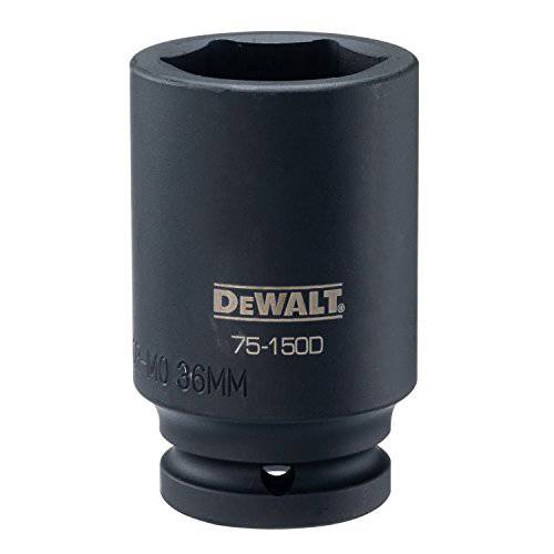DEWALT 3/ 4 드라이브 임팩트소켓, 육각비트소켓 딥 6 PT 36MM