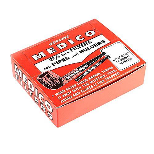 Medico 파이프 필터 - 12 Boxes of 10