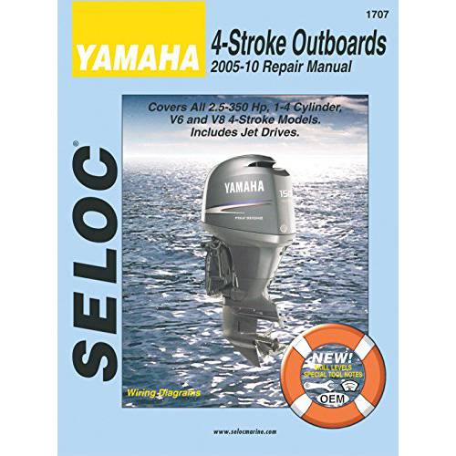 시에라 18-01707 야마하 4-Stroke Outboard 수리 수동 (2005-2010)