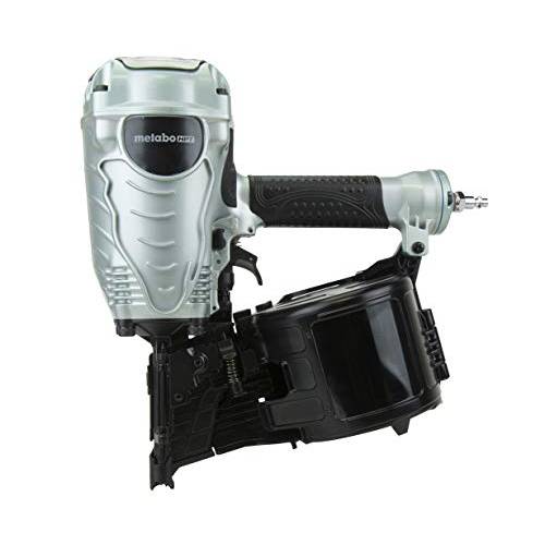 Metabo HPT  코일 프레이밍 타정기, Pneumatic, 1-3/ 4-Inch up to 3-1/ 2-Inch 와이어 분류 코일 프레이밍 네일, Tool-less Depth 조정, 5-Year 워런티 (NV90AGS)
