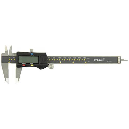 Central Tools 3C350 분수 전자제품 디지털 캘리퍼스, 노기스, 측경 양각기