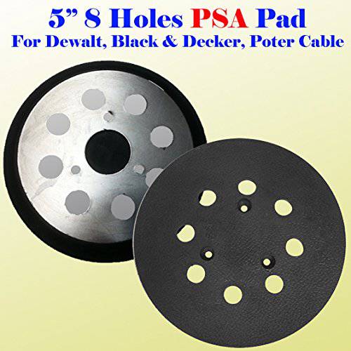 5 8 Holes 랜덤 샌더 교체용 패드 PSA/ 접착 타입  디월트,  블랙 and 데커,  포터케이블 151281-09 151281-00 and 151281-07 (1)