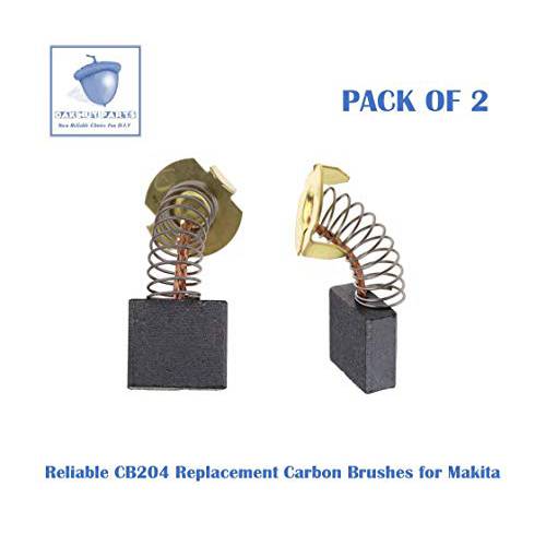 2 PCS Reliable CB204 카본 브러쉬 71816 mm (0.280.710.63 인치) 교체용 Makita CB203, CB203, CB202, 191944-6, 191953-5, 191957-7, 181051-3, 643200-5 (2 Pcs/ 팩)